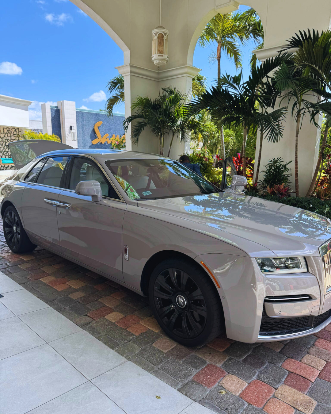 Picture of Luxury Car at Sandals Royal Bahamian.